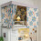 Bunk Bed Privacy Curtain Set with  Cover Flower Pattern for Dorm, Breathable Light Blocking 1