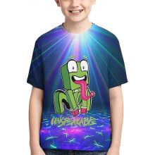 Kids Unspeakable Tops, Boys And Girls 3D-print T-shirt, zomerse T-shirts met korte mouwen, Youtube Merch Gift