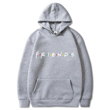 FRIENDS Stampa con lettere bianche Maglione alla moda Maglino casual spesso per donne uomini
