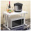 Microwave Oven Stand with Storage, SpaceSaving 2Tier Kitchen Countertop Organizer Rack 1