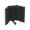 Recording Studio Microphone Windscreen, Adjustable Recording Equipment, Featuring 3/8-inch Threaded Mounting Base, Black 1