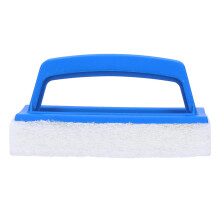 Pool Cleaning Brush with Easy Grip Handle for Effective Stain Removal on Swimming Pool and Sauna Surfaces