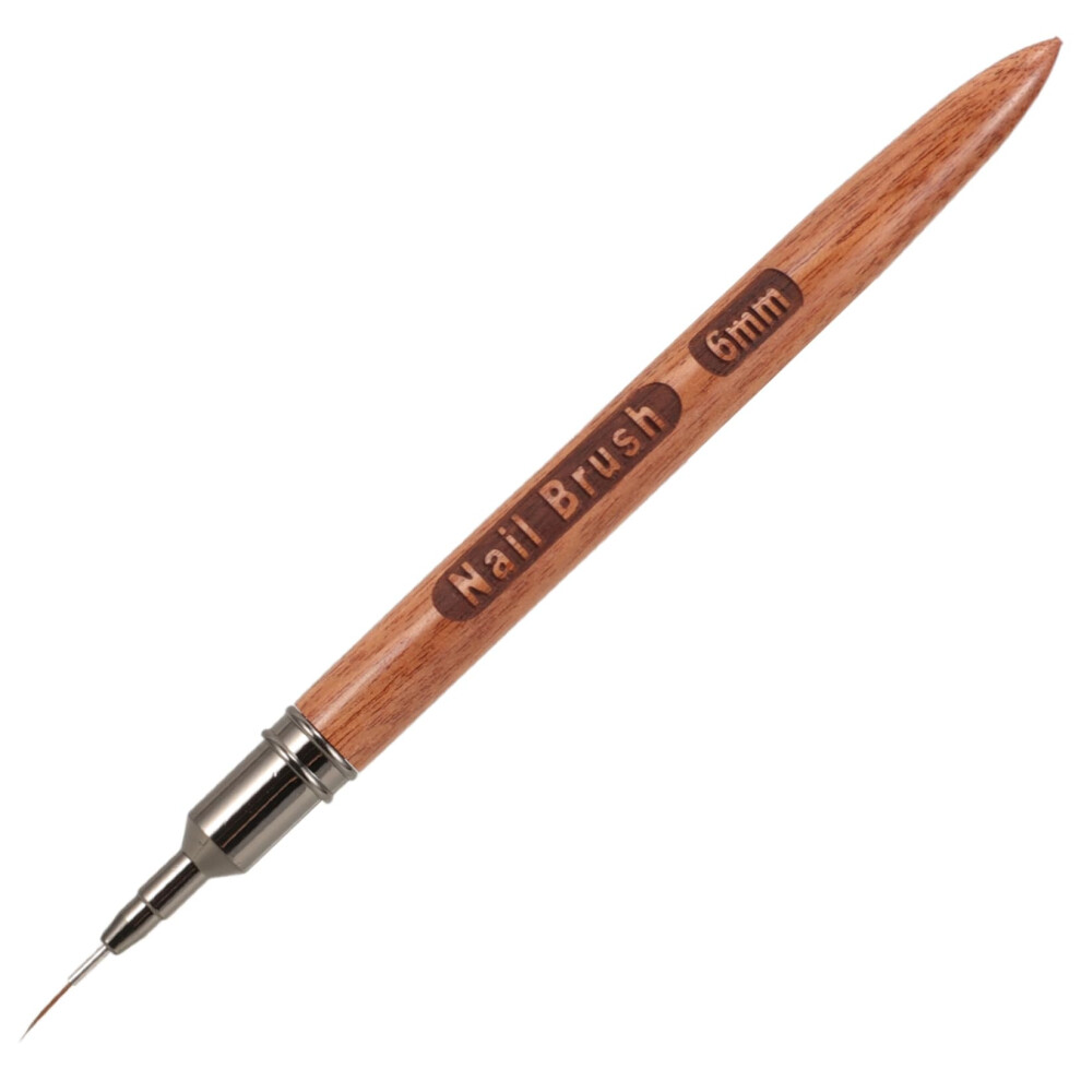 Fine Tip Nail Art Liner Brush Pen for Gel Nails, Precision Detail Painting Tool with Ergonomic Handle