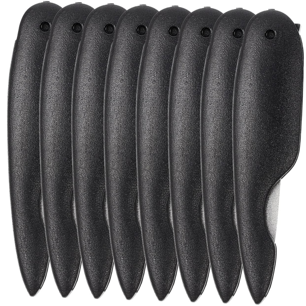 8Pcs Folding Metal Nail Files Durable DoubleSided Washable Manicure Tools for Home and Salon