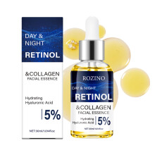Retinol Collagen Hyaluronic Acid Anti Aging Face Serum for Wrinkles, Deep Hydration Day Night Use 1.014 fl oz