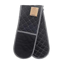 Country Club Chef Doppel-Ofenhandschuh Schwarz