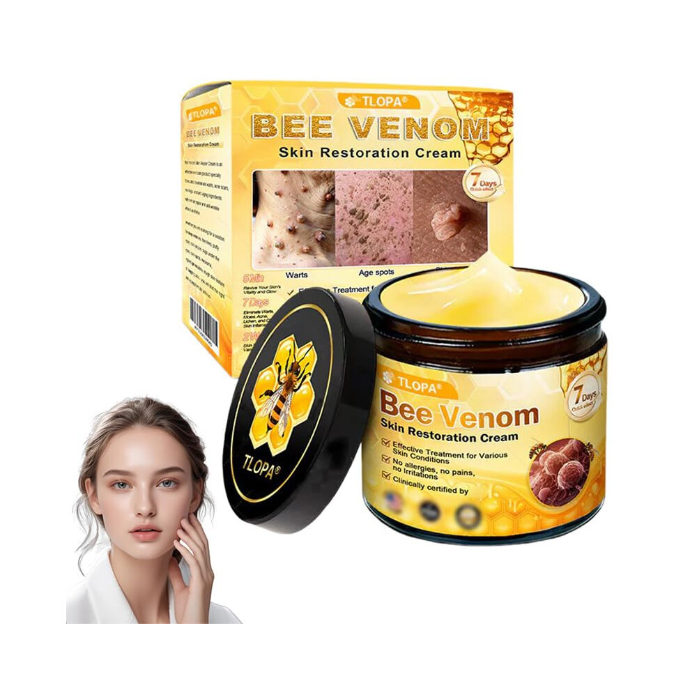 Cream Bee Venom Face For Antiaging, Deep Hydration And Scar Reduction, 1Pc