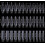 120Pcs Dual Nail Forms Poly Nail Extension Set, Full Size Range, Clear Oval Snake Pattern 5