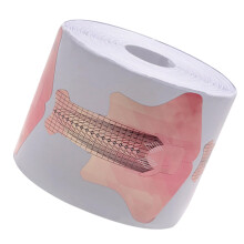 Nail Extension Forms 100pcs Fish Shape Self Adhesive Manicure Guide Stickers for Acrylic Nails
