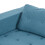 Living And Home Folding Sofa Bed with Pillow, Blue 4