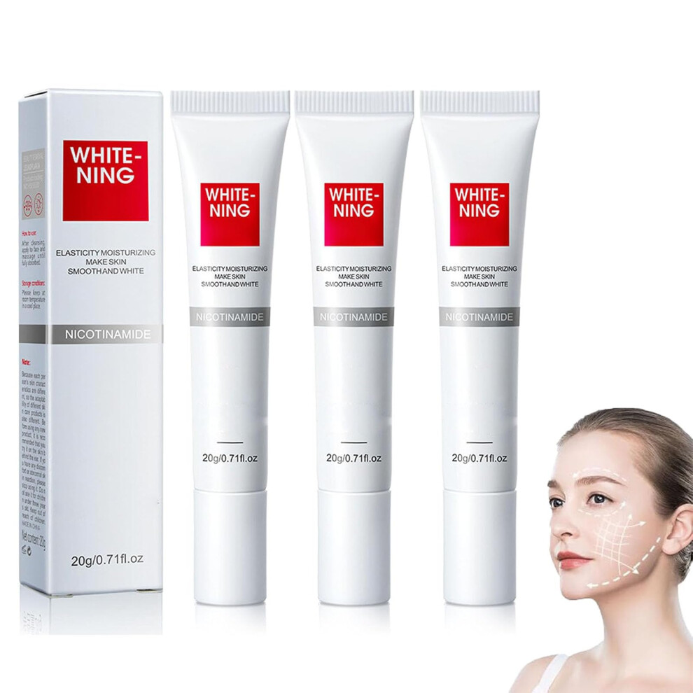 Cream/Dark Whitening For Spots, Skin Brightening For Even Tone, Lightweight Daily Formula 3Pcs