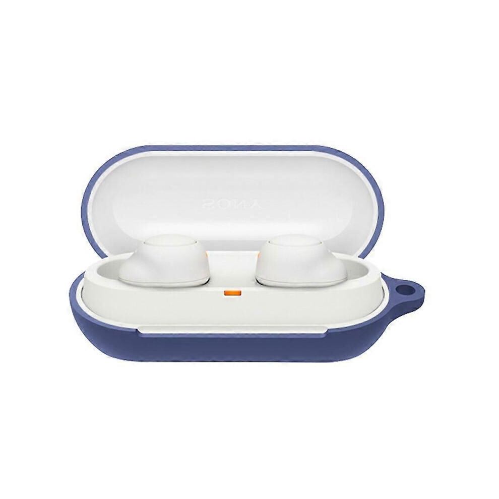 Compatible For Sony WF-C500 TWS Bluetooth Earphone Silicone Shell Anti-drop Protective Cover