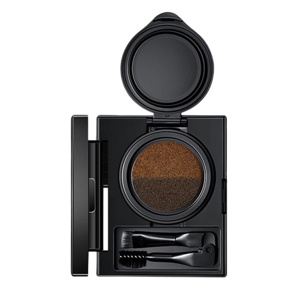 Waterproof Eyebrow Pomade Kit with Dual Shade Matching and Volumizing Mascara, Smudgeproof Longlasting Brow Makeup