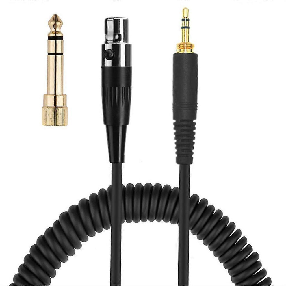 New Spring Replacement Audio Cable For Akg K240 K702 Q701 K271 K267 K712 Headphone Headset Wire 6.35 /3.5Mm Male To Min Black 6935161614015