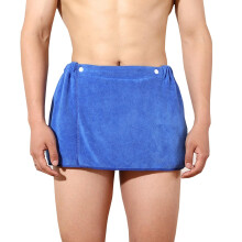 Men's Bath Towel Wrap with Adjustable Buckle, Ultra Soft Quick Dry Microfiber Spa Body Wrap M2 30x140cm