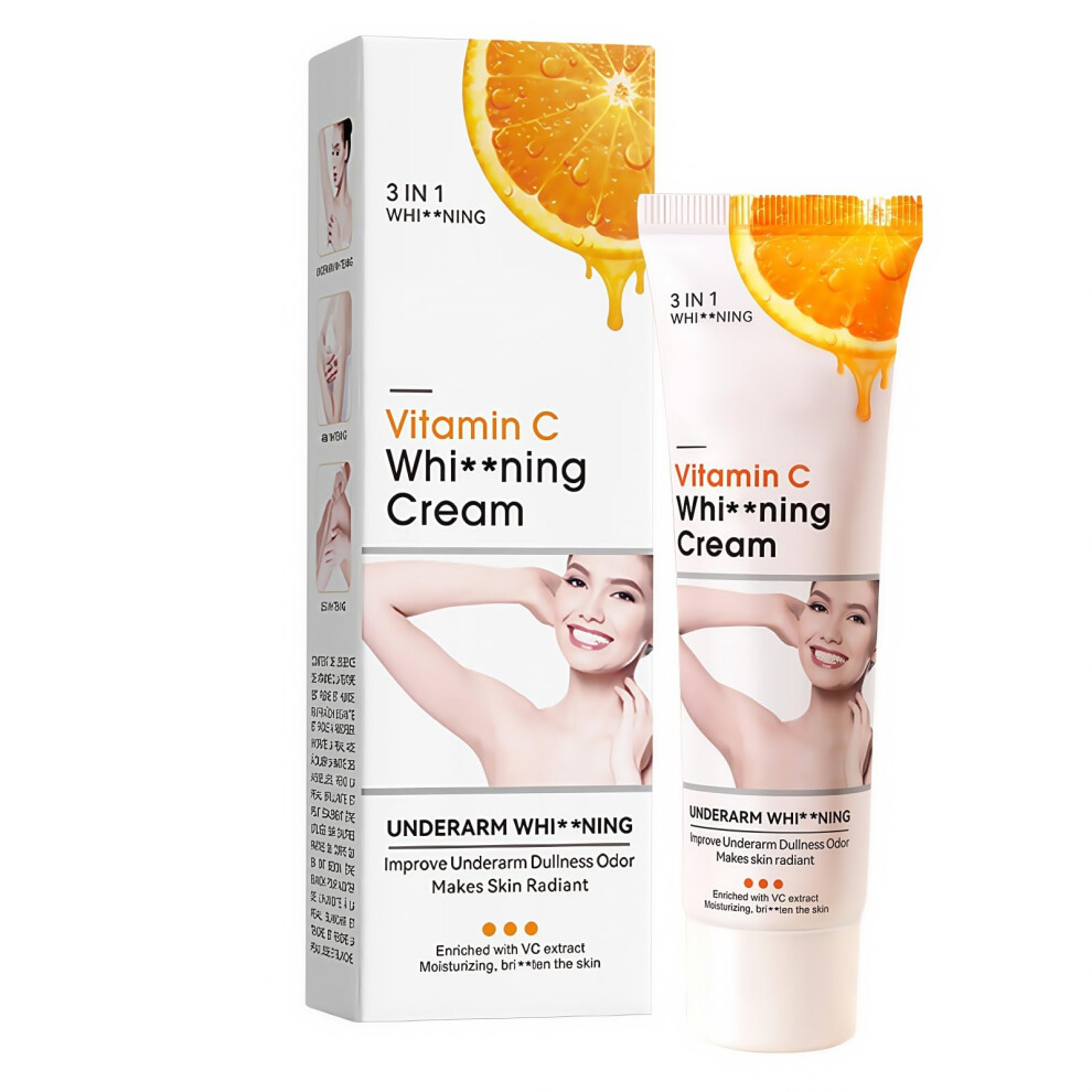 Cream 2 Pack Vitamin C Body Whitening Body Lotion 50G For Underarms And Intimate Areas Even Skin Tone