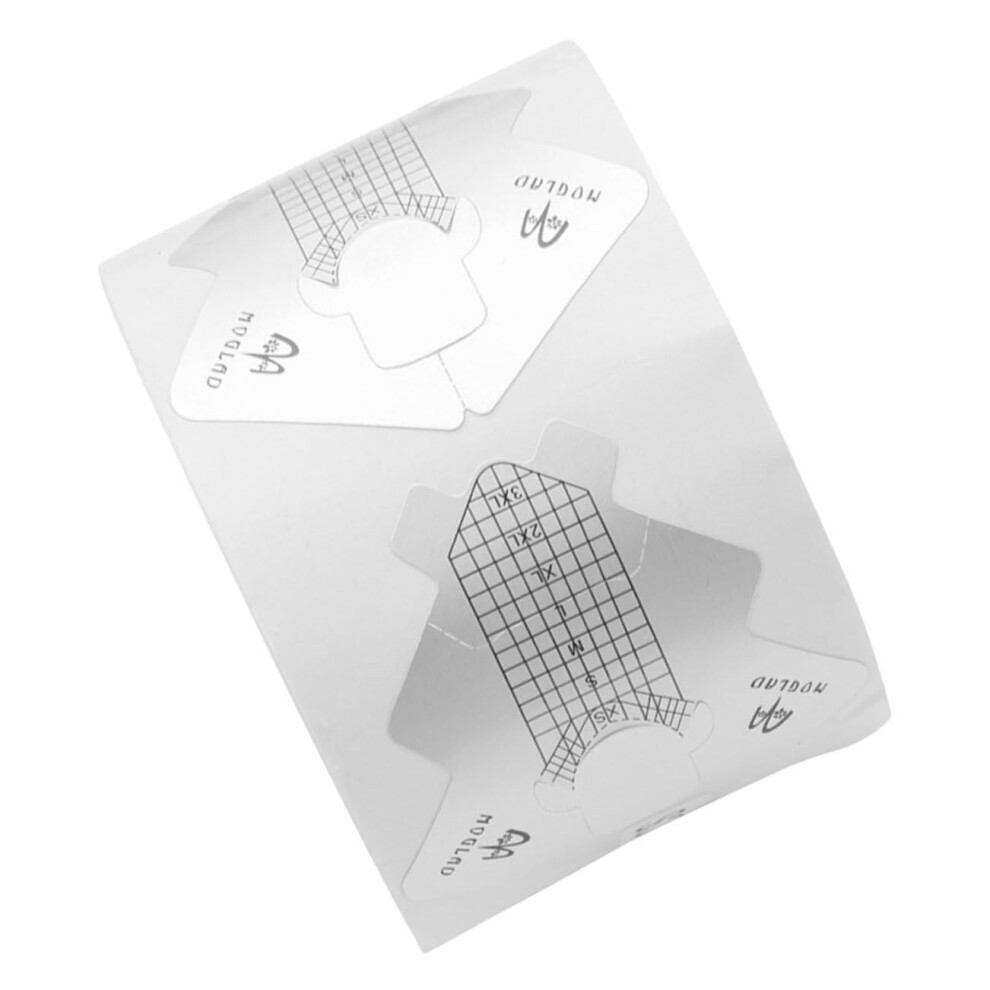 Reusable FishShaped Nail Extension Forms for Acrylic and Gel, Durable DIY Manicure Roll for Salon Use
