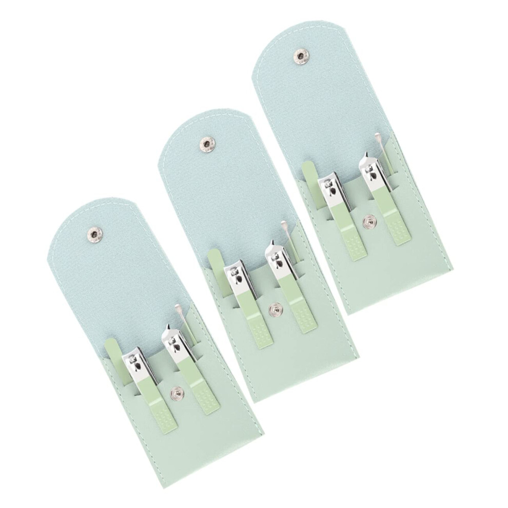 Professional Manicure Set with Nail Clippers for Precise Nail Trimming, Compact Travel Kit