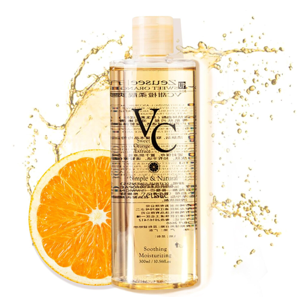 Vitamin C Toner 500ml for All Skin Types, Deep Hydration and Brightening Complexion, Oil Control and Pore Refining