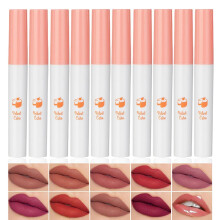 10 Colors Matte Liquid Lipstick Set – Long Lasting Waterproof Velvet Finish, NonSticky 24H Lip Tint for Women