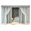 Bunk Bed Curtains for Dorm Privacy, Light Blocking and Easy Install, 3pcs 1.5M Grey with Yarn 1