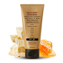 Grass Fed Beef Tallow Sunscreen 3oz – Unscented Organic Mineral Face Cream with Water‑Resistant Protection