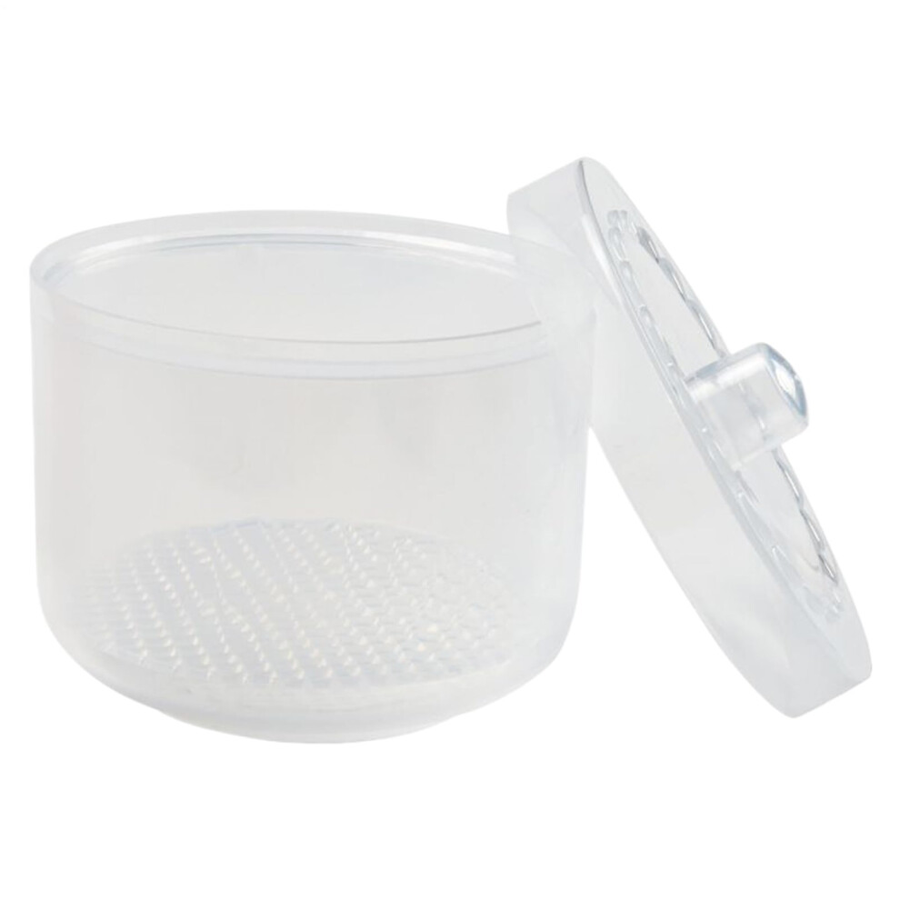 Nail Tool Sterilizer Box with DoubleLayer Filtration, Alcohol Cleaning Tray for Drill Bits and Tweezers