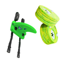 Kids Swim Arm Floats with Enhanced Buoyancy Support, Adjustable Fit, Durable PVC, MultiColor Green
