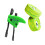 Kids Swim Arm Floats with Enhanced Buoyancy Support, Adjustable Fit, Durable PVC, MultiColor Green 1