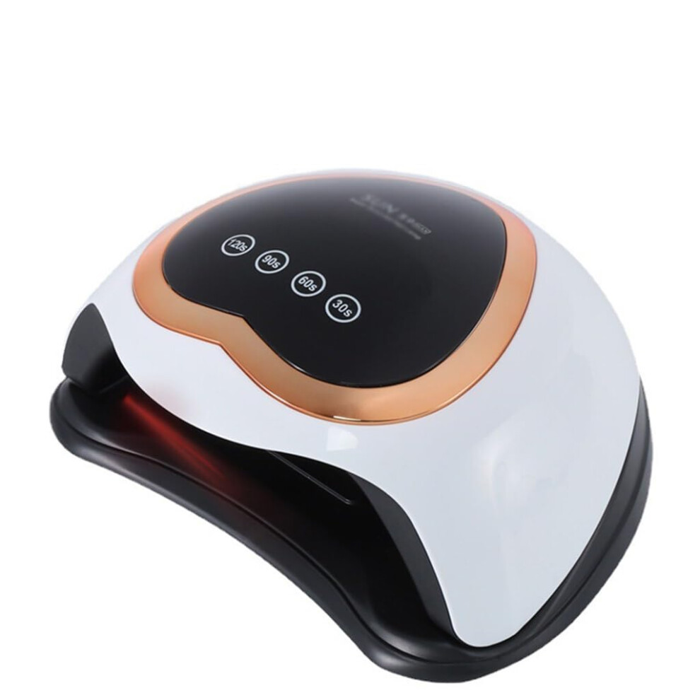 220W UV LED Nail Lamp with LCD Touch Screen, Fast Even Curing, Smart Infrared Sensor Gel Nail Dryer