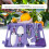 5 Piece Garden Tool Set with Storage Box, Ergonomic Planting and Pruning Kit, Durable Iron Tools 2