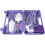 5 Piece Garden Tool Set with Storage Box, Ergonomic Planting and Pruning Kit, Durable Iron Tools 3