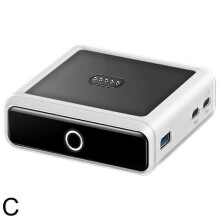 Transparent (C) für Anker Prime Bank 100W mobile Power-Charging-Basis-Schutzhülle aus Silikon
