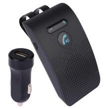 SP09 Multipoint Wireless Bluetooth V4.2 Freihand-Auto-Kit Lautsprecher, Freisprecher, Unterstützung für Sprachanzeige und Vibrationssensor