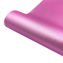 (Pink) Glitter Self-adhesive Vinyl Heat Transfer Film Iron DIY Decorative Sticker