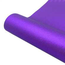 (Purple) Glitter Self-adhesive Vinyl Heat Transfer Film Iron DIY Decorative Sticker