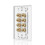 8 θέσεις Ηχείο Πλάκα τοίχου Home Theater Wall Plate Audio Panel για 4 ηχεία 4