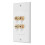 2 τμχ Ηχείο Πλάκα τοίχου Home Theater Wall Plate Audio Panel, 4 αναρτήσεις &2 θέσεις 2