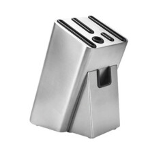 Stainless Steel Knife Holder Large Capacity Kitchen Knife Storage Rack with Safe Polished Edges