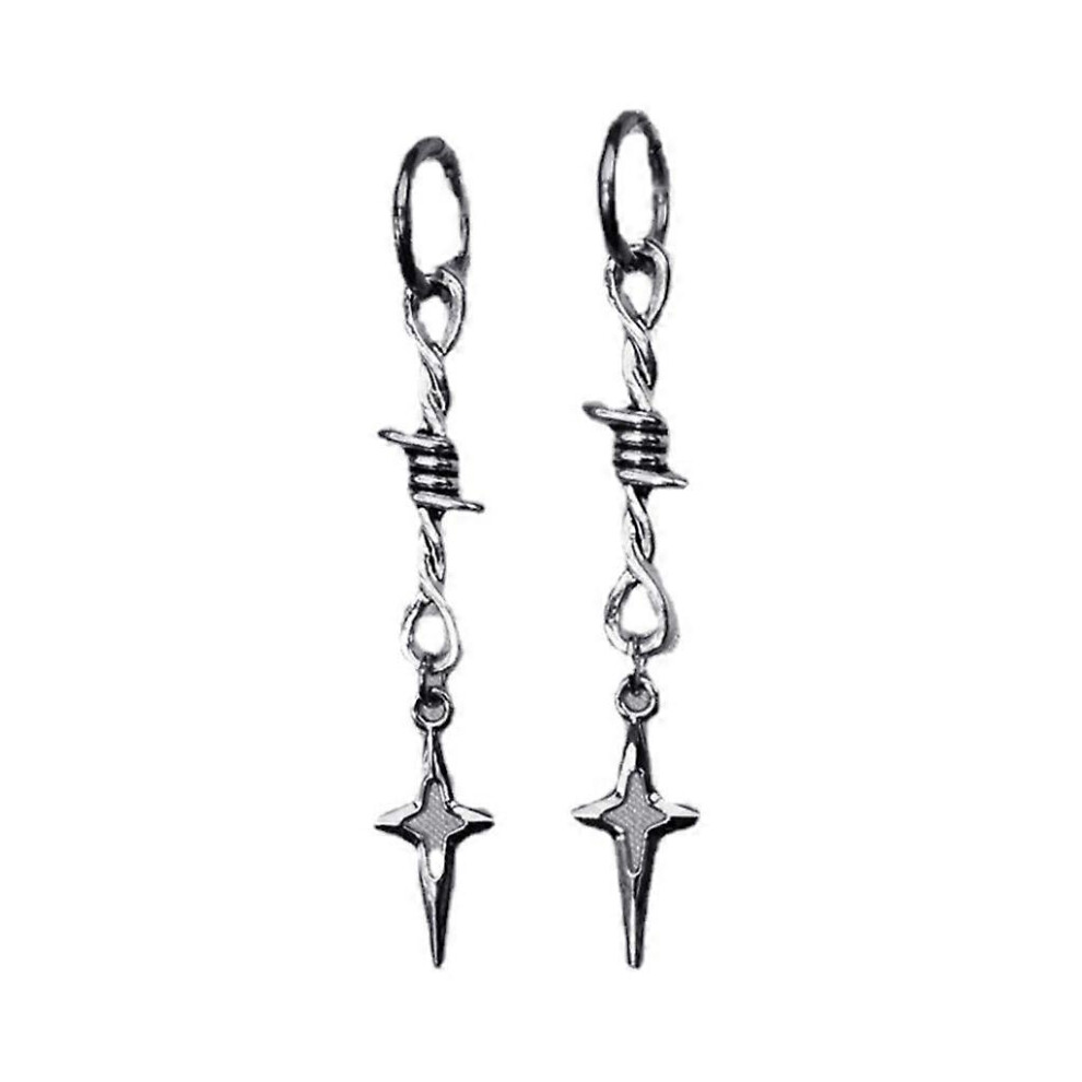 (As Show, One Size) Hoop Earring For Women Girls Dainty Huggie Hinged Dangling Earring For Party 5213747889653