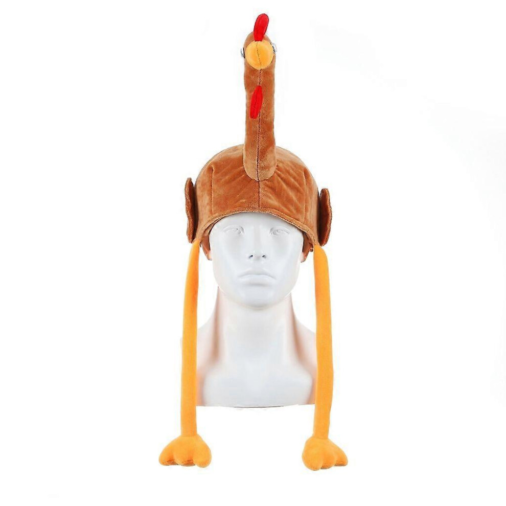 (As Show, B) Thanksgiving Chicken Leg Hat Turkey Hat European And American Thanksgiving 3364096770931