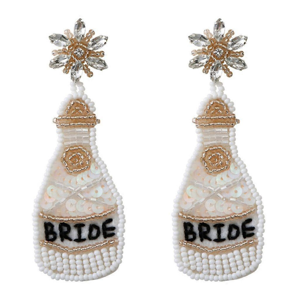 (As Show, One Size) Handmade Boho Seed Bead Earrings Women Statement Fringe Drop Earrings Jewelry 5213747876769