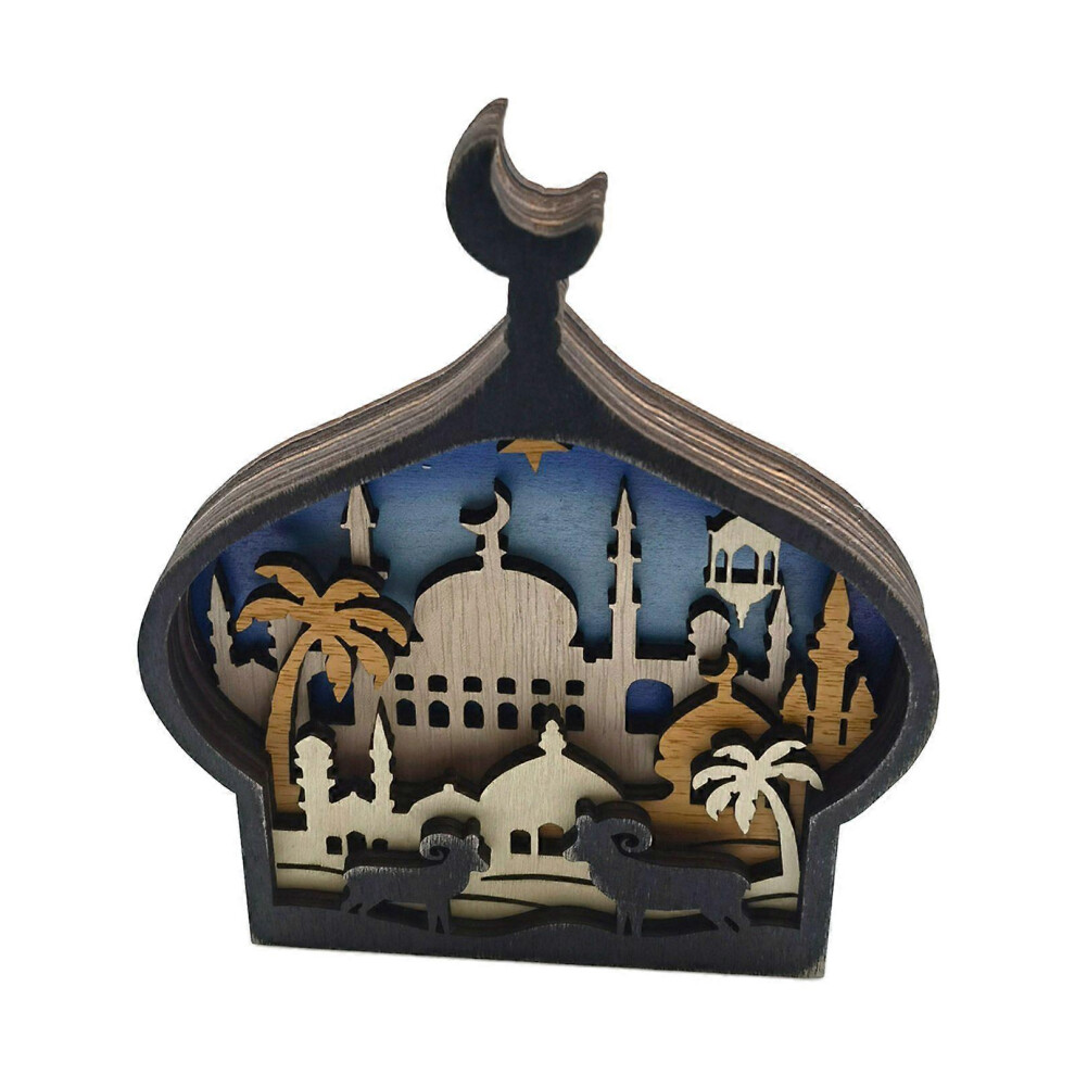 (As Show, Jm00565) Eid Decoration Castle Table Decor Family Table Ornament Exquisite Centerpieces 3242242627554