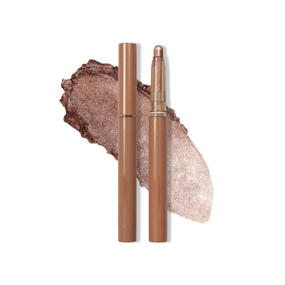 Cream Eyeshadow Stick Waterproof Long Lasting Shimmer And Matte With Builtin Smudger Tip