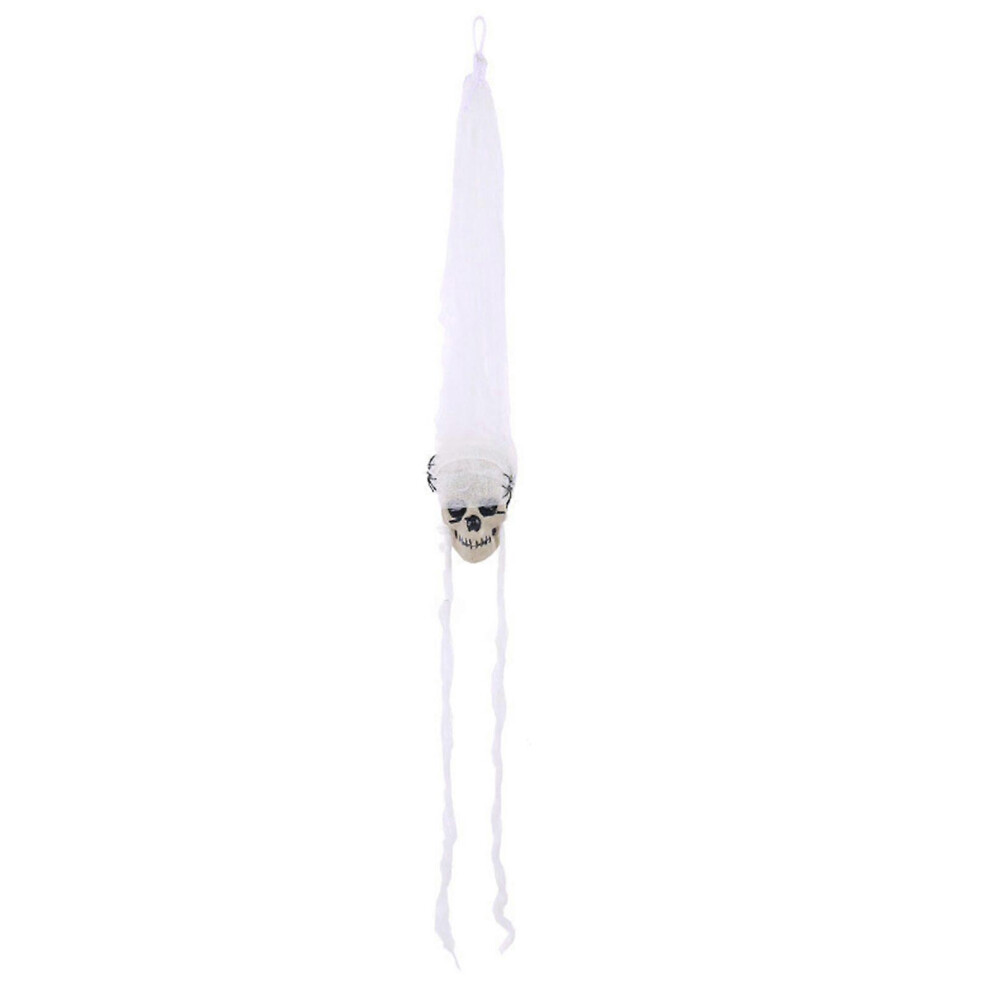(As Show, A) Halloween Decorations Outdoor Hanging Led Skull In Cocoon Decorations For Tree 3242242645039