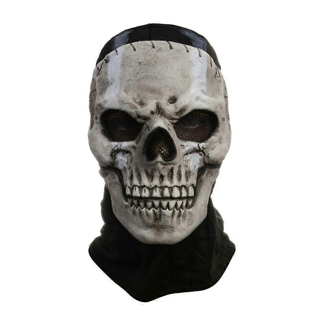 (As Show, A) Halloween Skull Mask Horror Ghost Costume Party Decoration 3242242620340