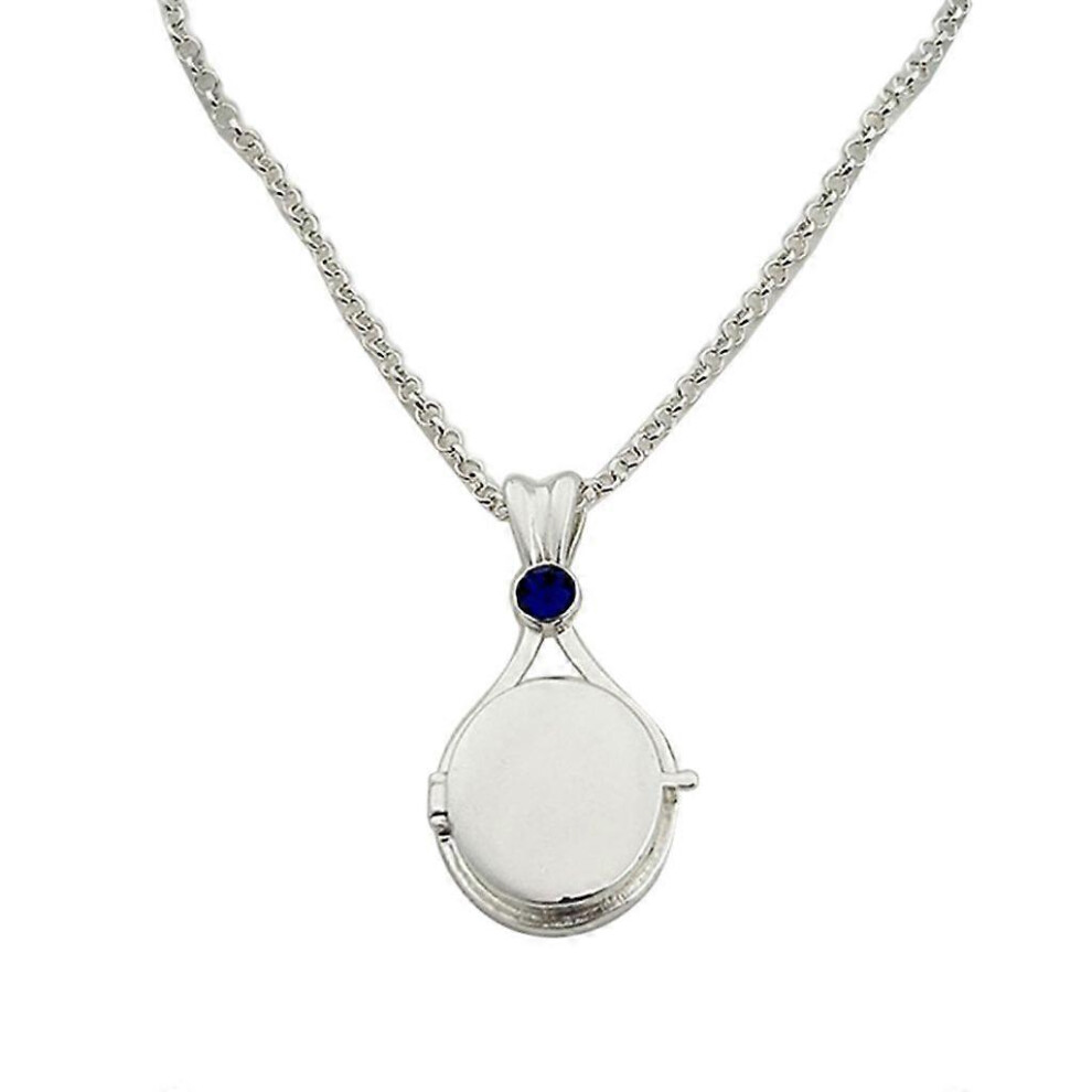 (As Show, Blue) 3-Color Shell-Shape Box Pendant Necklace Romantic Party Jewelry Clavicle Chain 3242242663170