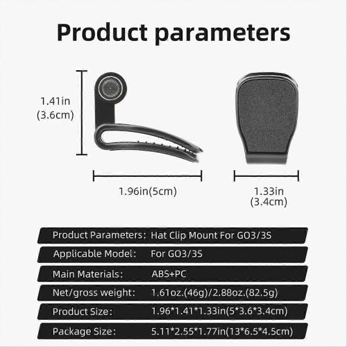 für GO 3/3S Zubehör Kremclip Daumenadapter 2