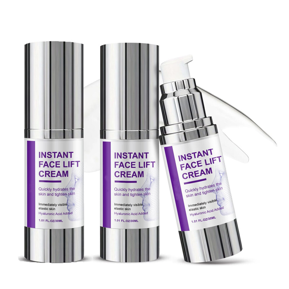 Cream Instant Face Lift Anti Aging Serum, Firms And Smooths Face Neck Eyes, Reduces Wrinkles Puffiness, 30Ml 2Pc