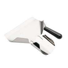 Popcorn Scoop and French Fry Scooper with Ergonomic NonSlip Grip, 23cm Stainless Steel Snack Server
